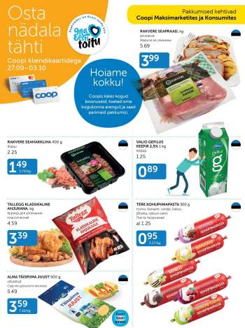 Kaupluse Coop kliendileht - 27.09.2022 - 03.10.2022.