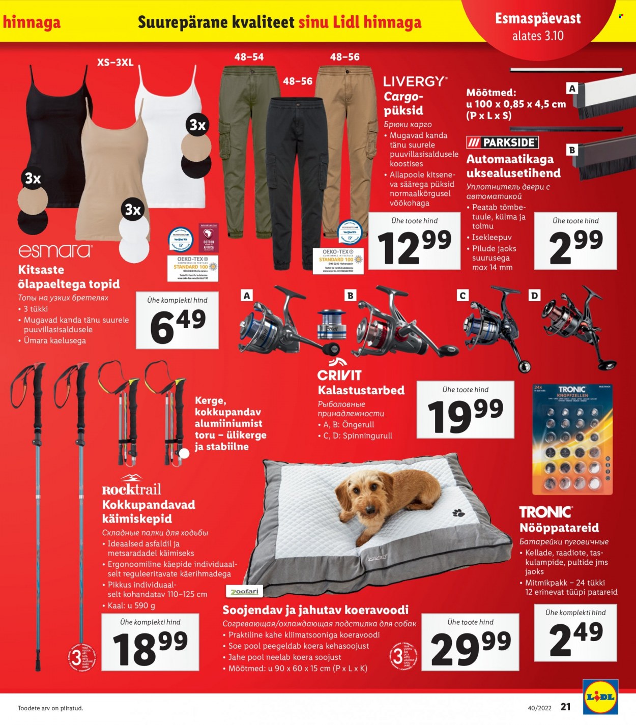 Lidl kliendileht - 03.10.2022 - 10.10.2022. Lehekülg 21