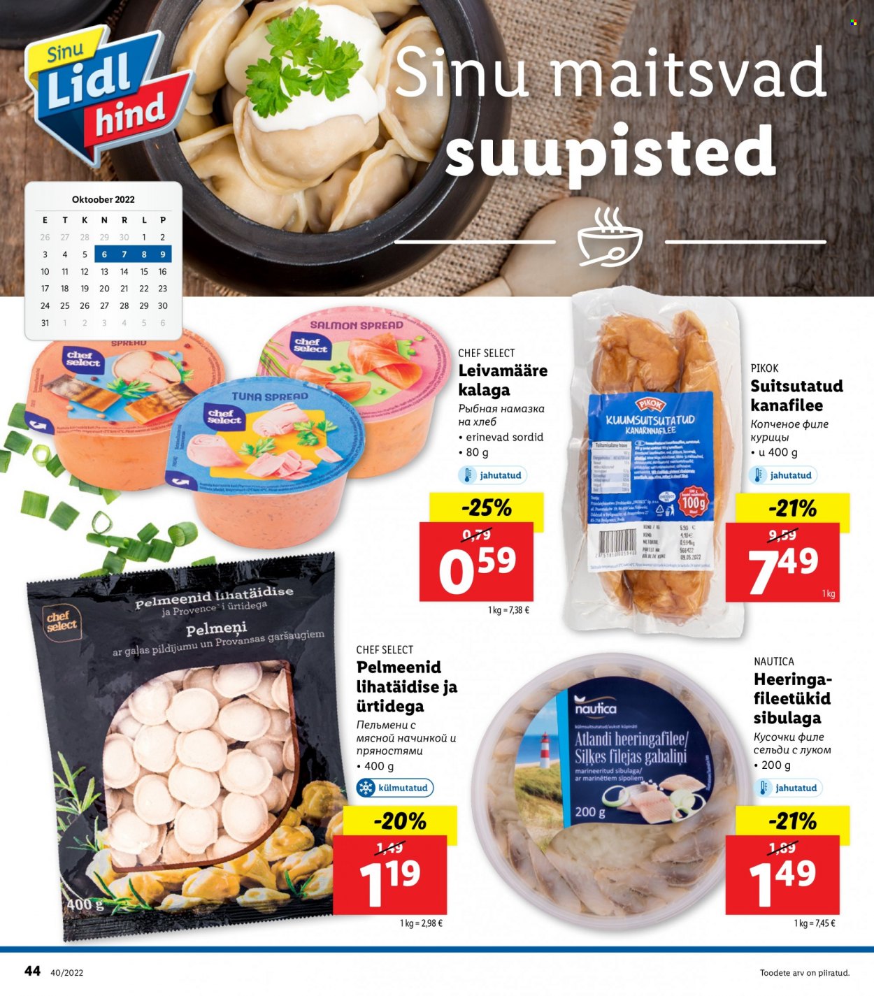 Lidl kliendileht - 03.10.2022 - 10.10.2022. Lehekülg 44