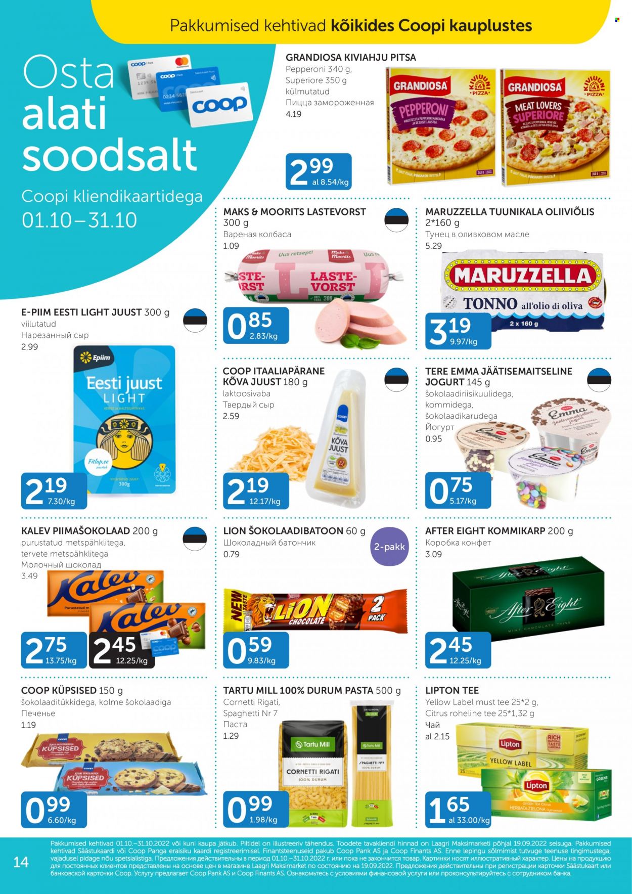 Coop kliendileht - 04.10.2022 - 10.10.2022. Lehekülg 14