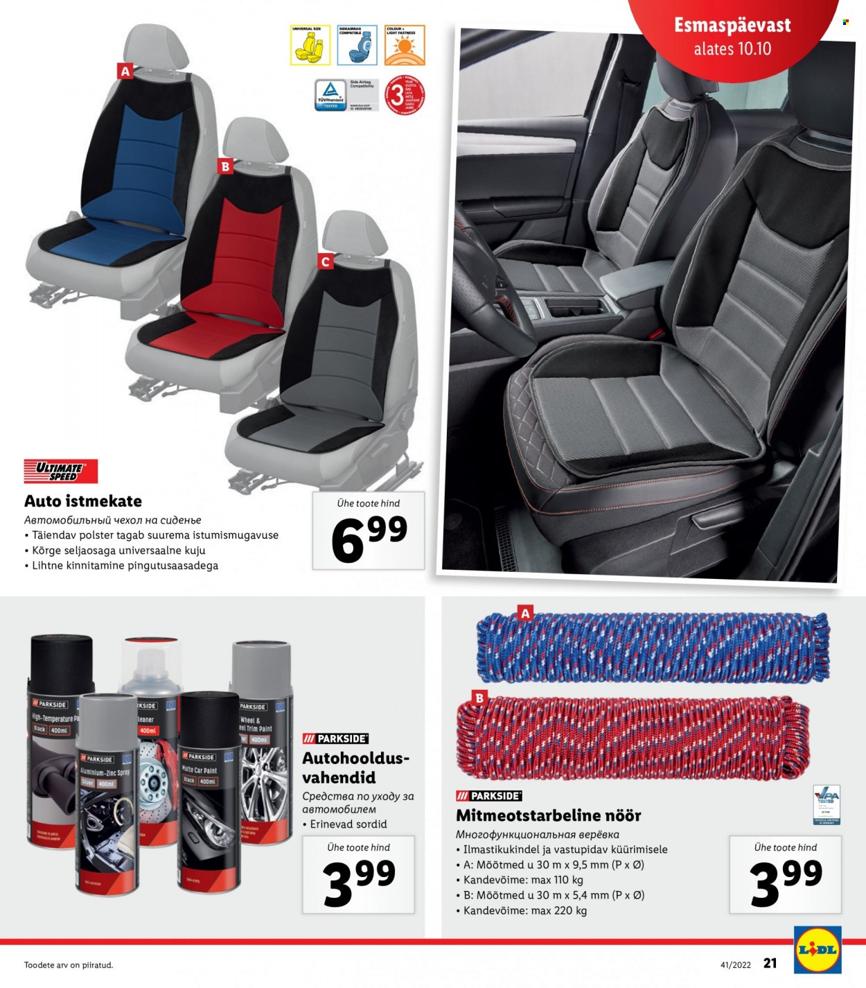 Lidl kliendileht - 10.10.2022 - 16.10.2022. Lehekülg 21