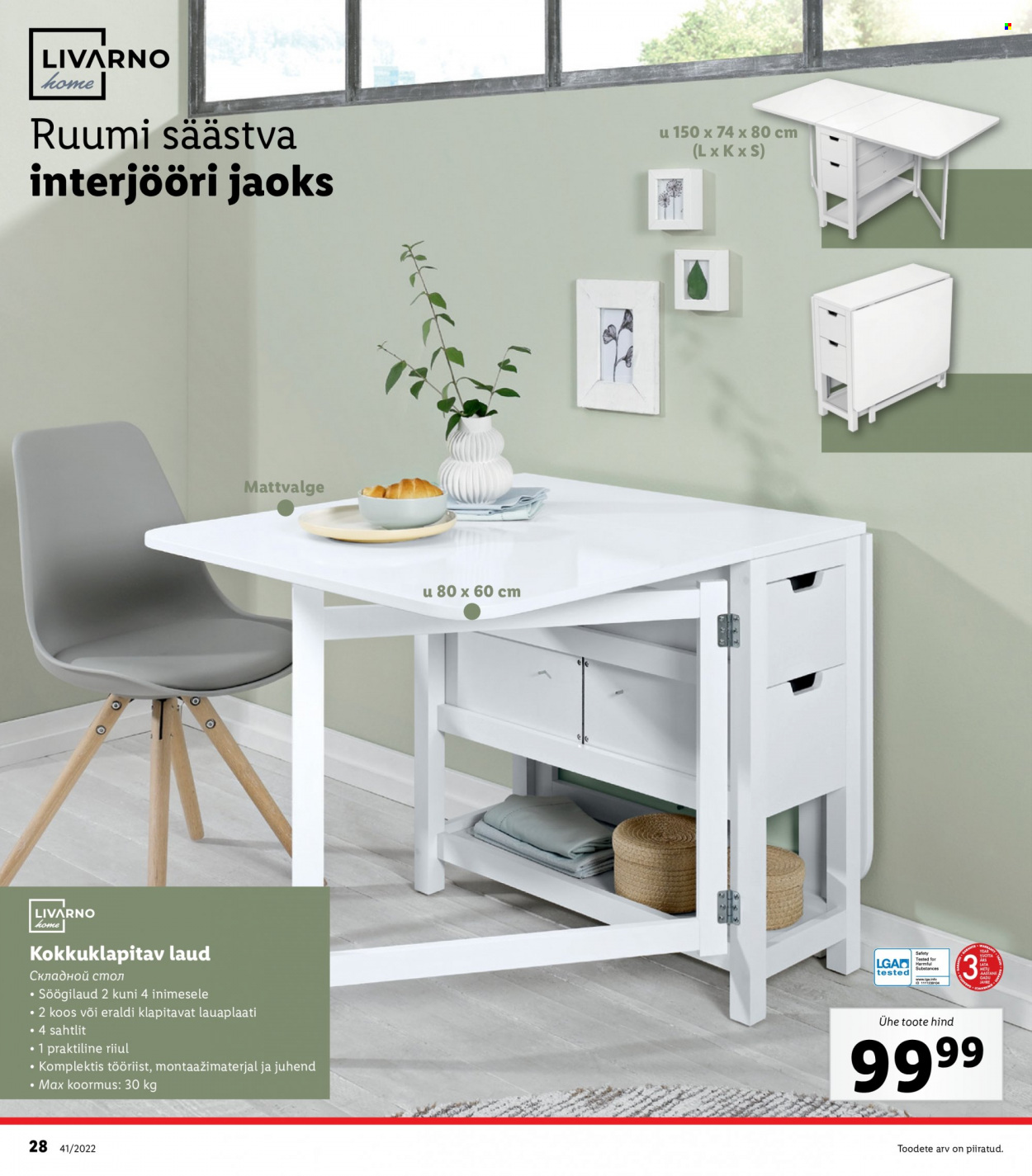 Lidl kliendileht - 10.10.2022 - 16.10.2022. Lehekülg 28