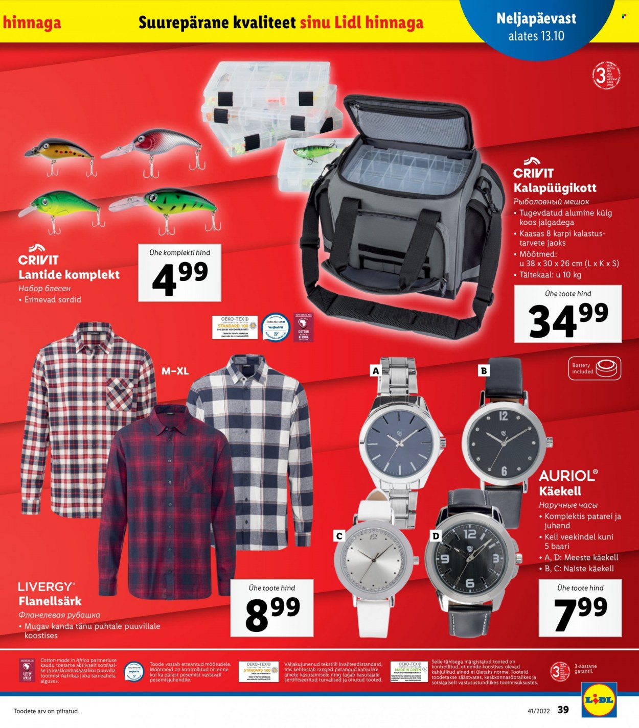 Lidl kliendileht - 10.10.2022 - 16.10.2022. Lehekülg 39