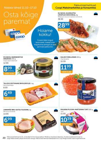 Kaupluse Coop kliendileht - 11.10.2022 - 17.10.2022.