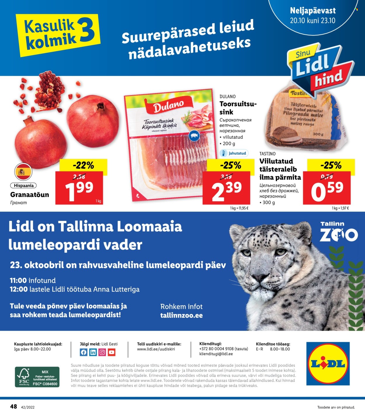 Lidl kliendileht - 17.10.2022 - 23.10.2022. Lehekülg 48