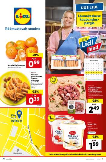 Kaupluse Lidl kliendileht - 17.10.2022 - 23.10.2022.