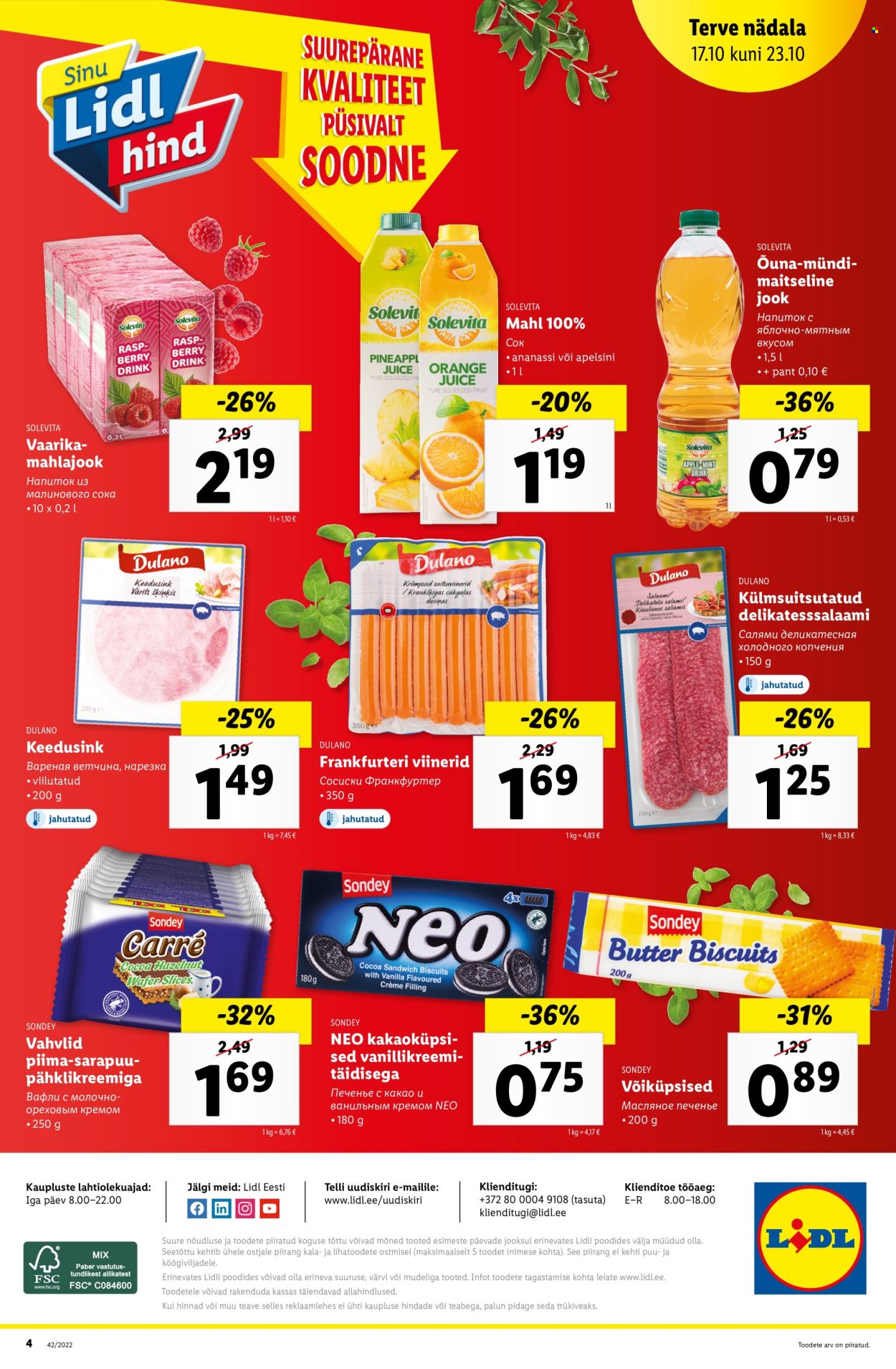 Lidl kliendileht - 17.10.2022 - 23.10.2022. Lehekülg 4