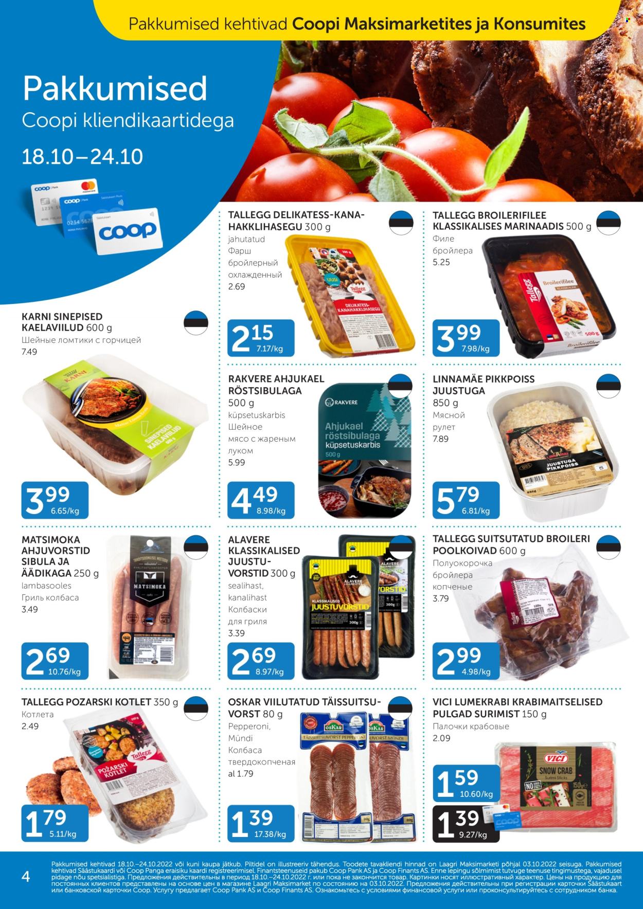 Coop kliendileht - 18.10.2022 - 24.10.2022. Lehekülg 4