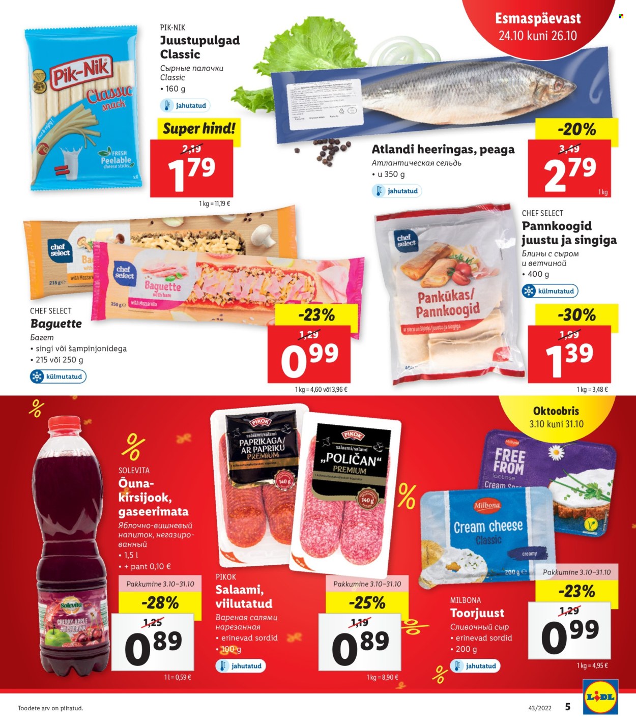 Lidl kliendileht - 24.10.2022 - 30.10.2022. Lehekülg 5