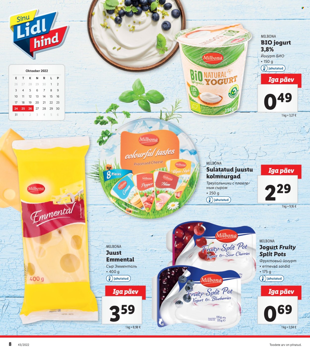 Lidl kliendileht - 24.10.2022 - 30.10.2022. Lehekülg 8
