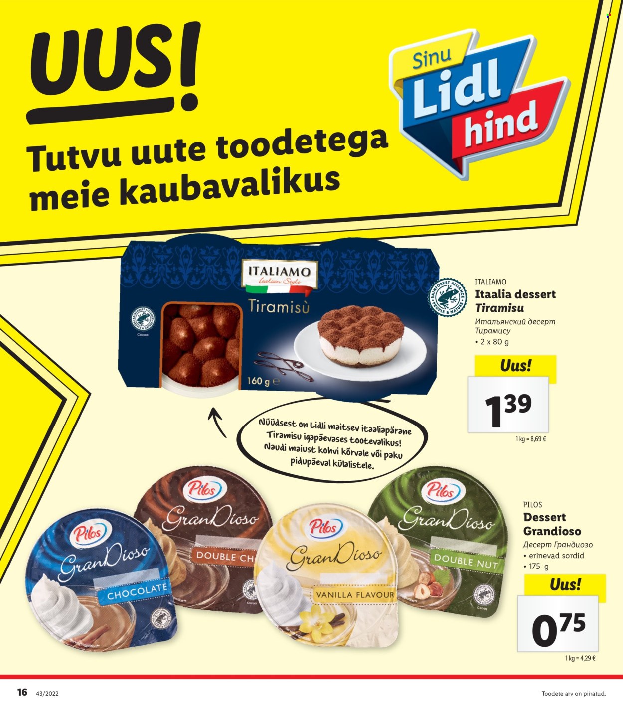 Lidl kliendileht - 24.10.2022 - 30.10.2022. Lehekülg 16