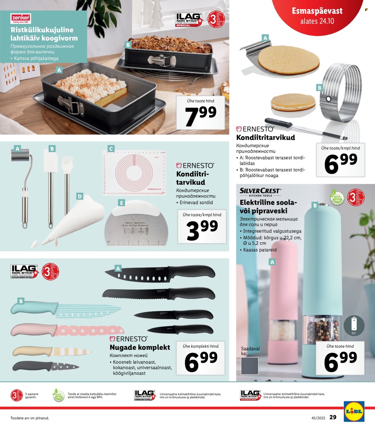 Lidl kliendileht - 24.10.2022 - 30.10.2022. Lehekülg 29