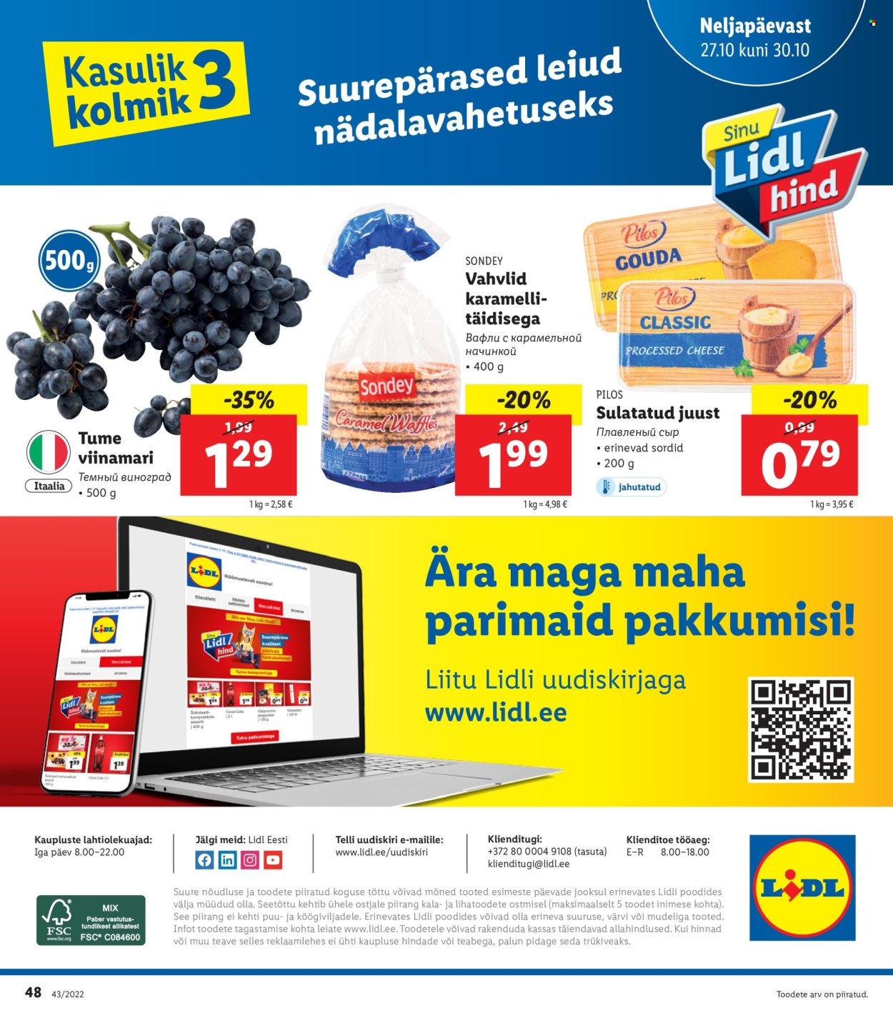 Lidl kliendileht - 24.10.2022 - 30.10.2022. Lehekülg 48