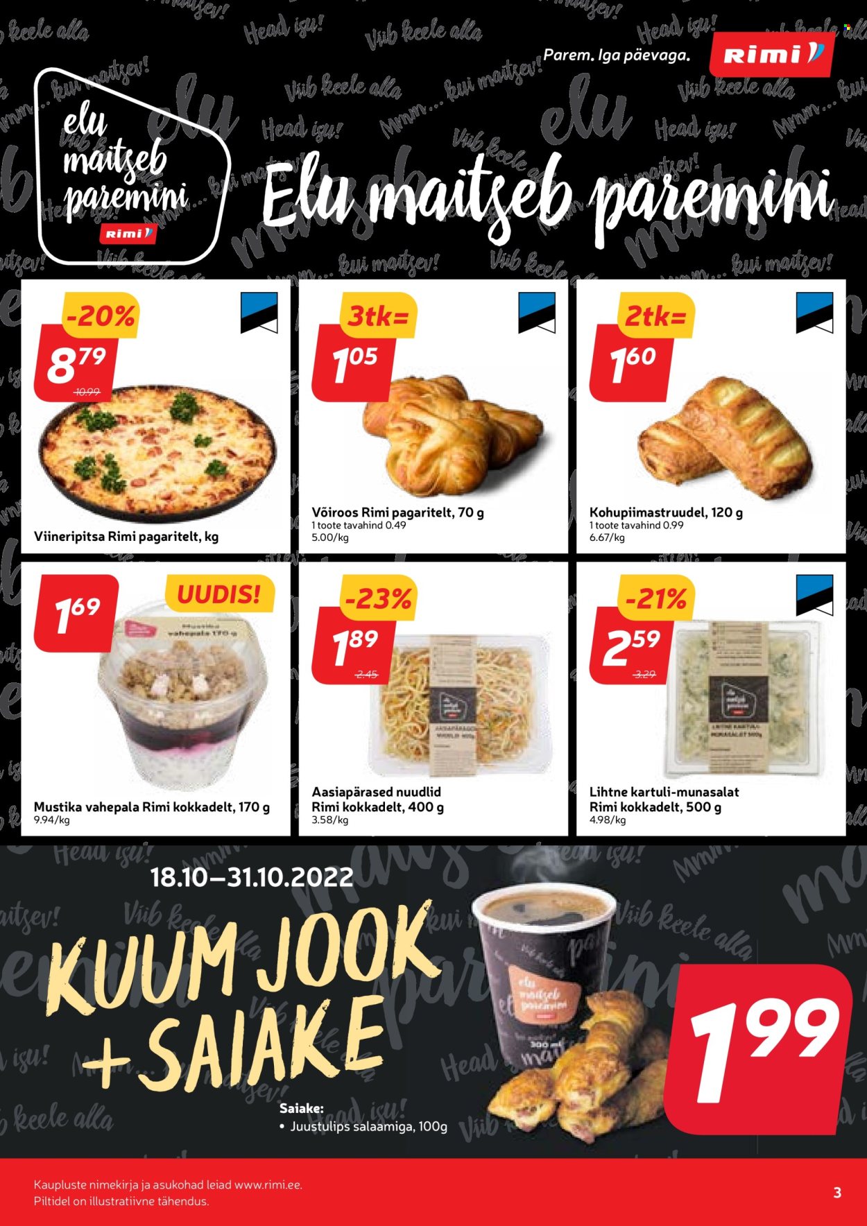 Rimi kliendileht - 25.10.2022 - 31.10.2022. Lehekülg 3