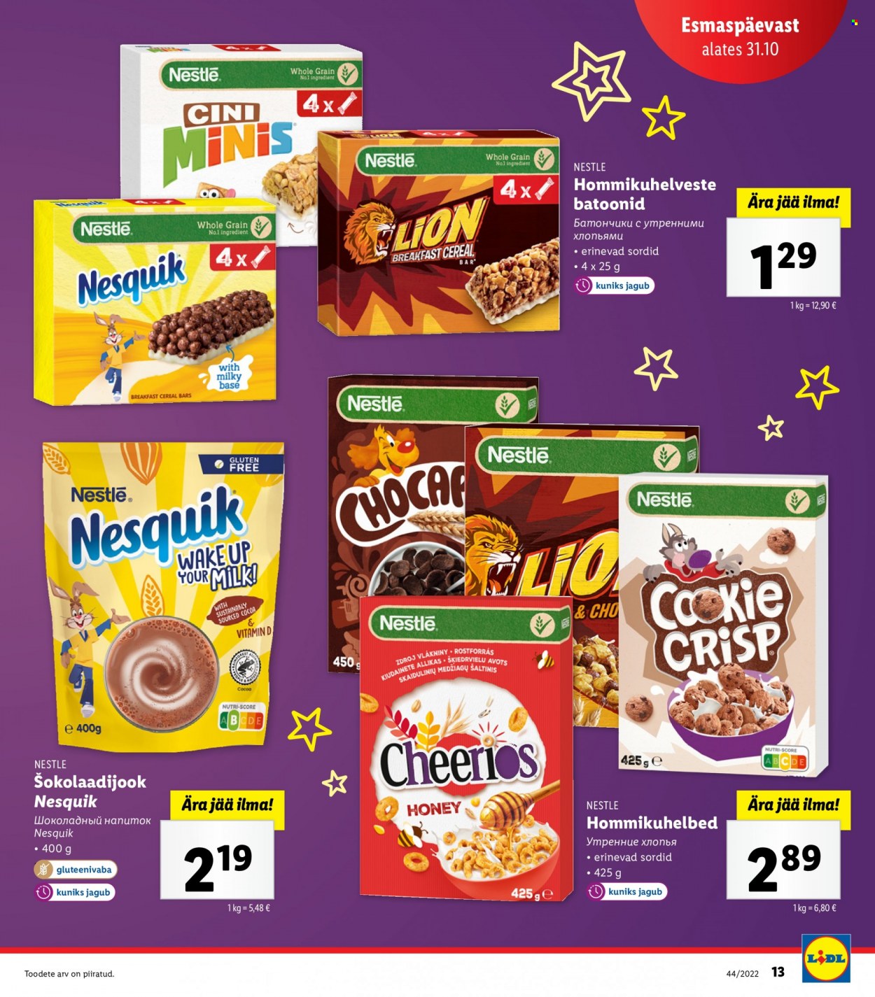 Lidl kliendileht - 31.10.2022 - 06.11.2022. Lehekülg 13