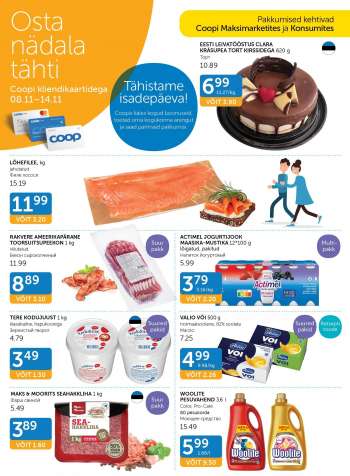 Kaupluse Coop kliendileht - 08.11.2022 - 14.11.2022.