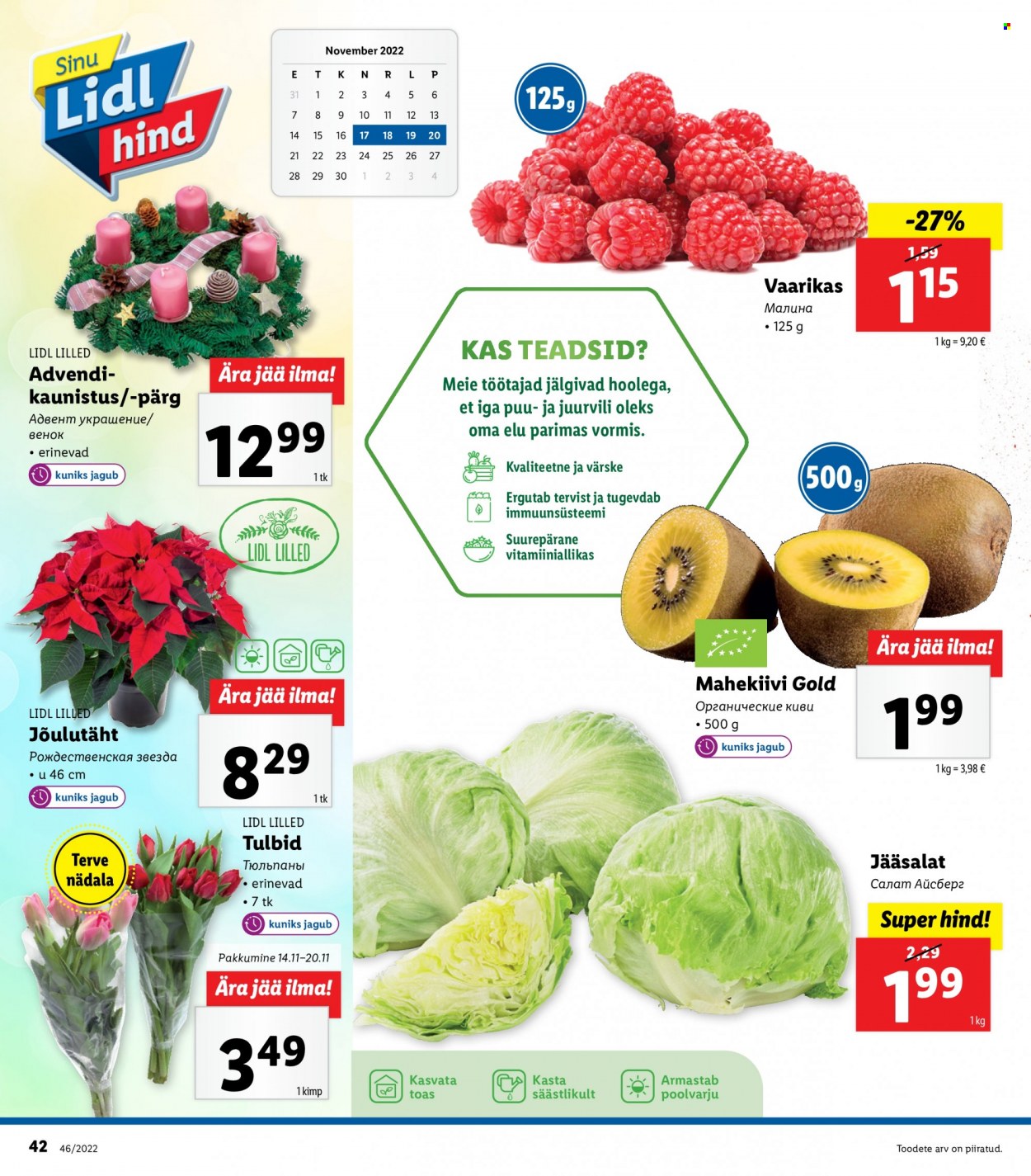 Lidl kliendileht - 14.11.2022 - 20.11.2022. Lehekülg 42