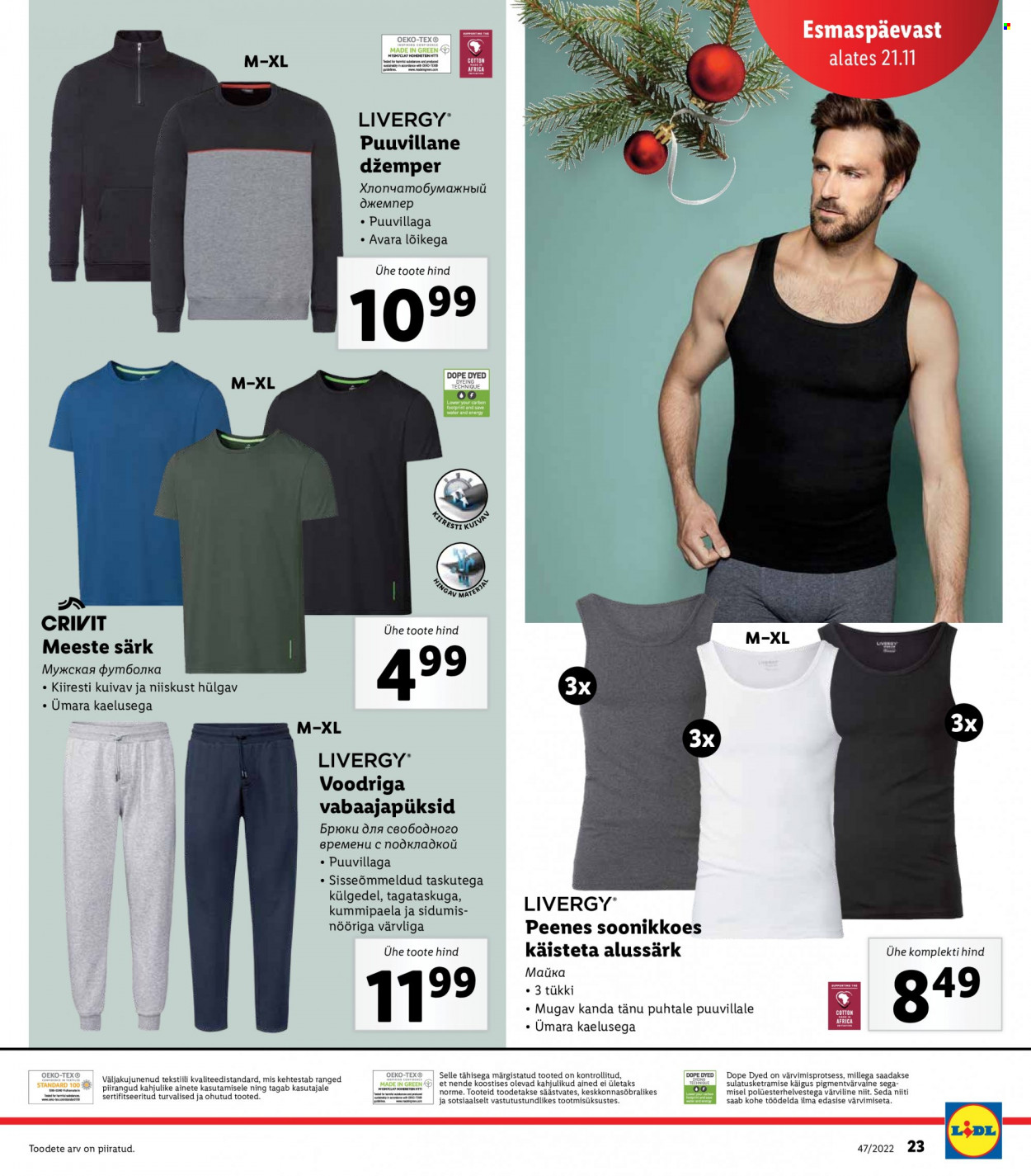 Lidl kliendileht - 21.11.2022 - 27.11.2022. Lehekülg 23
