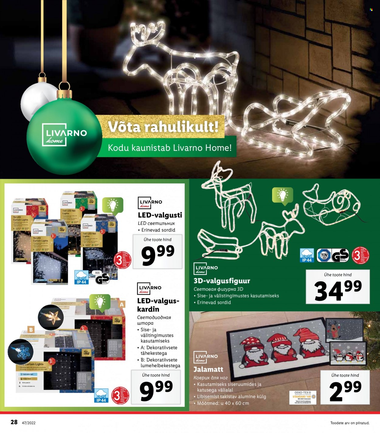 Lidl kliendileht - 21.11.2022 - 27.11.2022. Lehekülg 28
