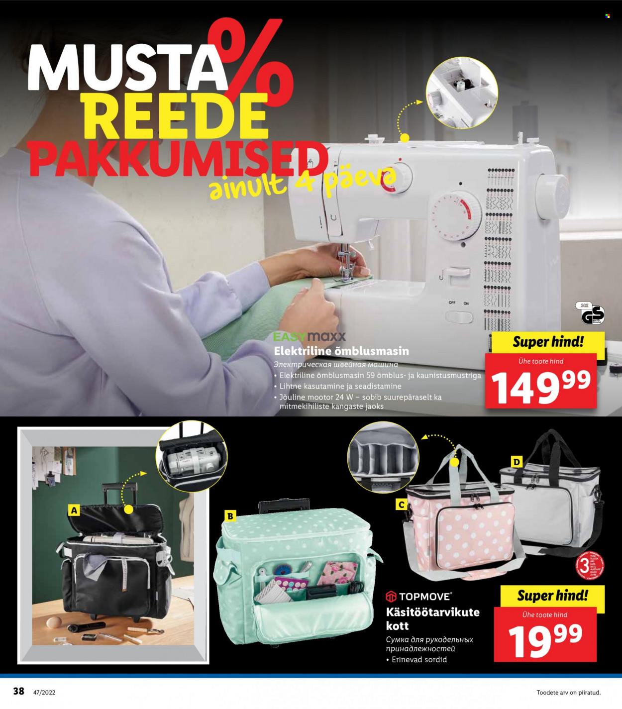 Lidl kliendileht - 21.11.2022 - 27.11.2022. Lehekülg 38