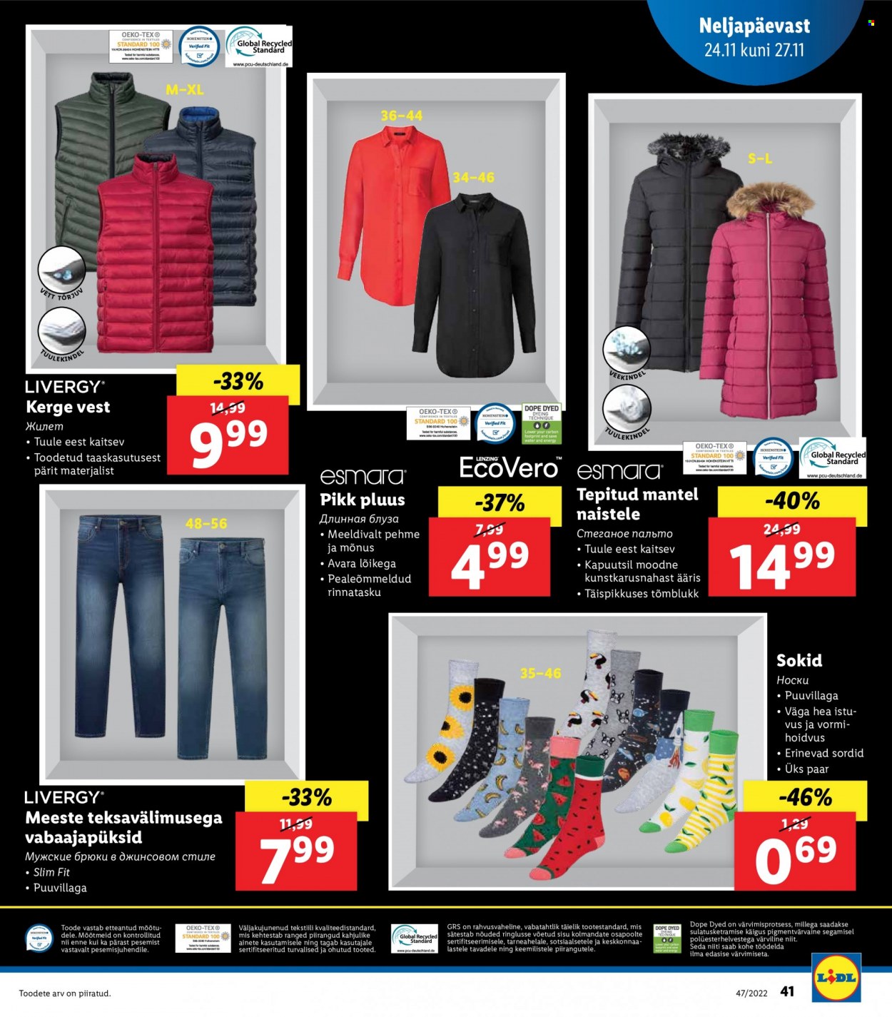 Lidl kliendileht - 21.11.2022 - 27.11.2022. Lehekülg 41