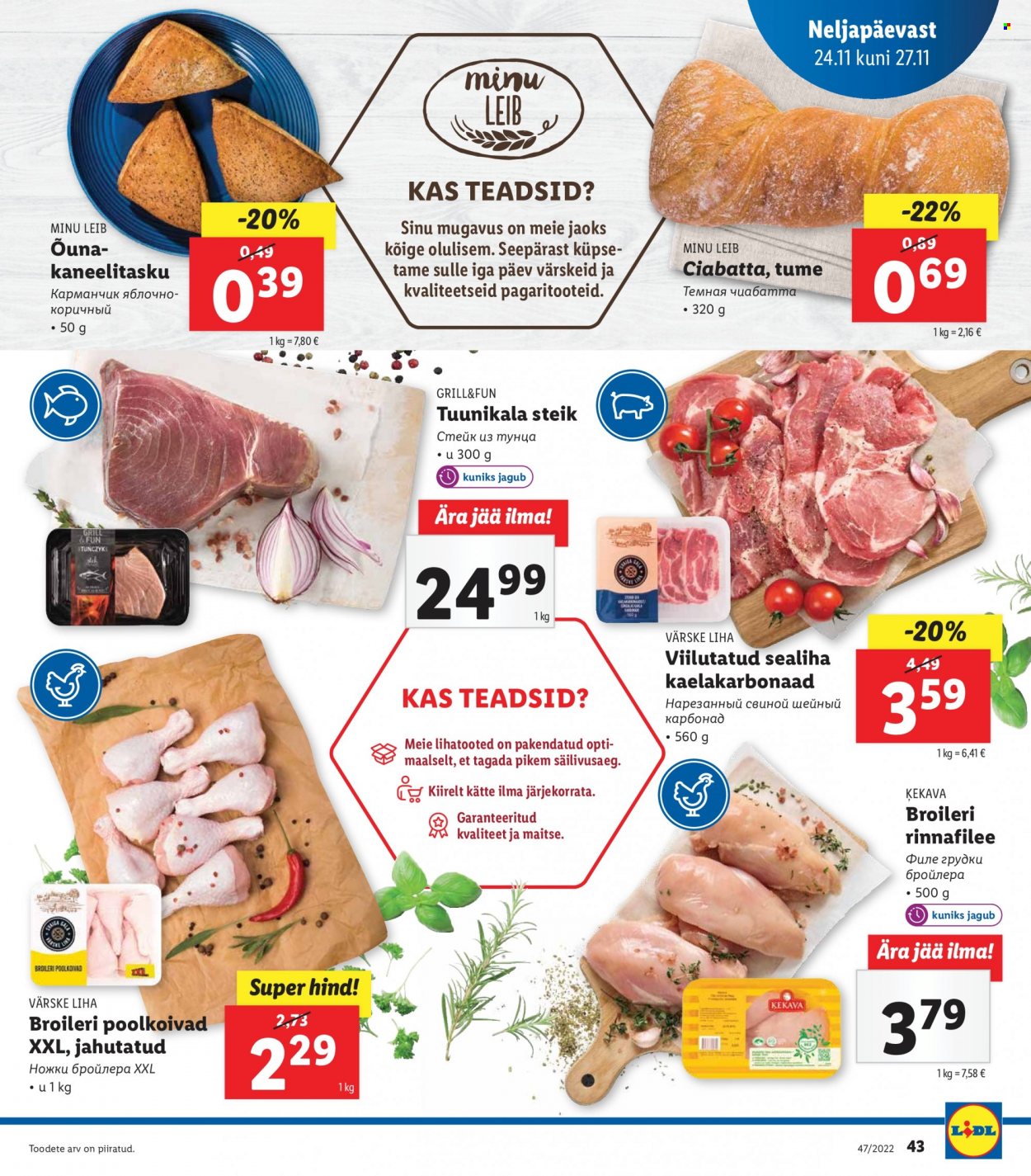 Lidl kliendileht - 21.11.2022 - 27.11.2022. Lehekülg 43
