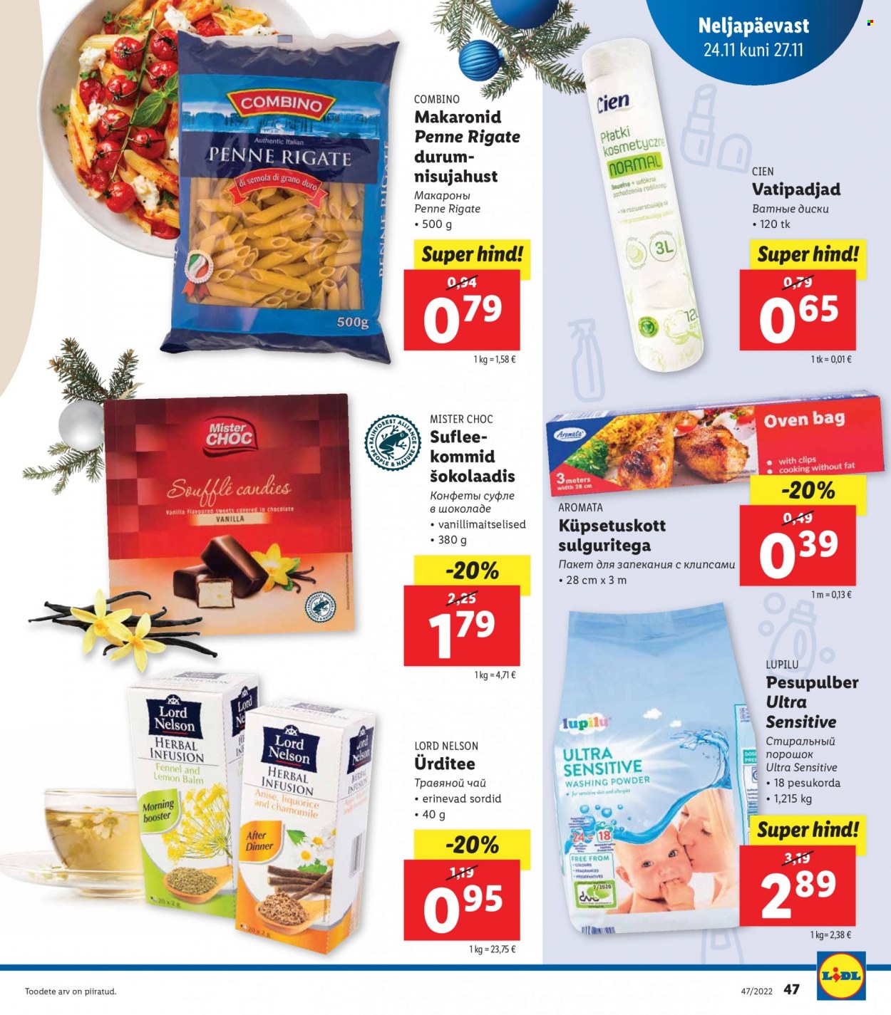 Lidl kliendileht - 21.11.2022 - 27.11.2022. Lehekülg 47