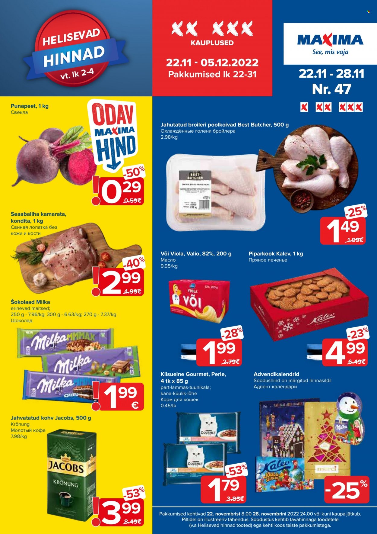Maxima kliendileht - 22.11.2022 - 28.11.2022. Lehekülg 1