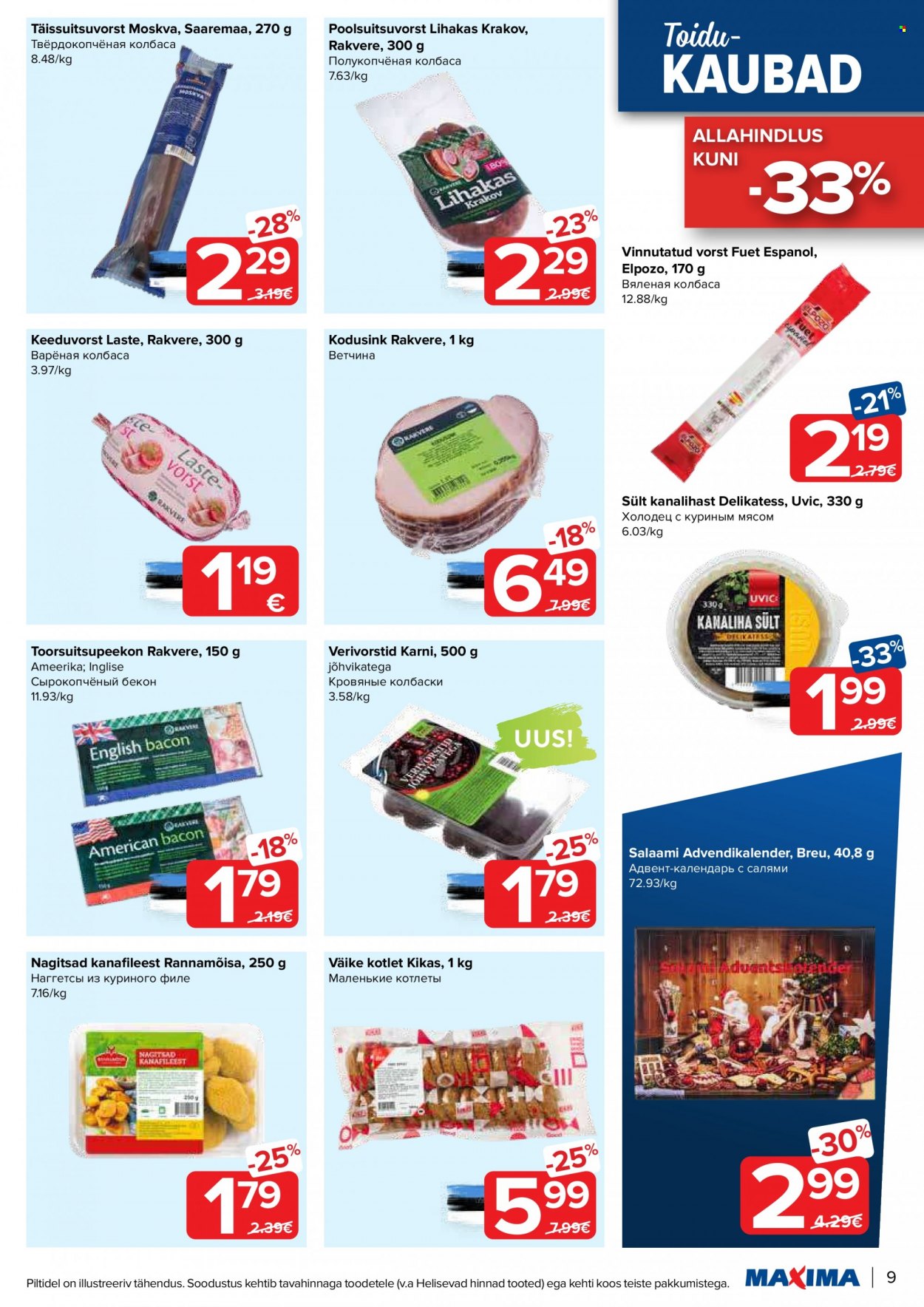 Maxima kliendileht - 22.11.2022 - 28.11.2022. Lehekülg 9