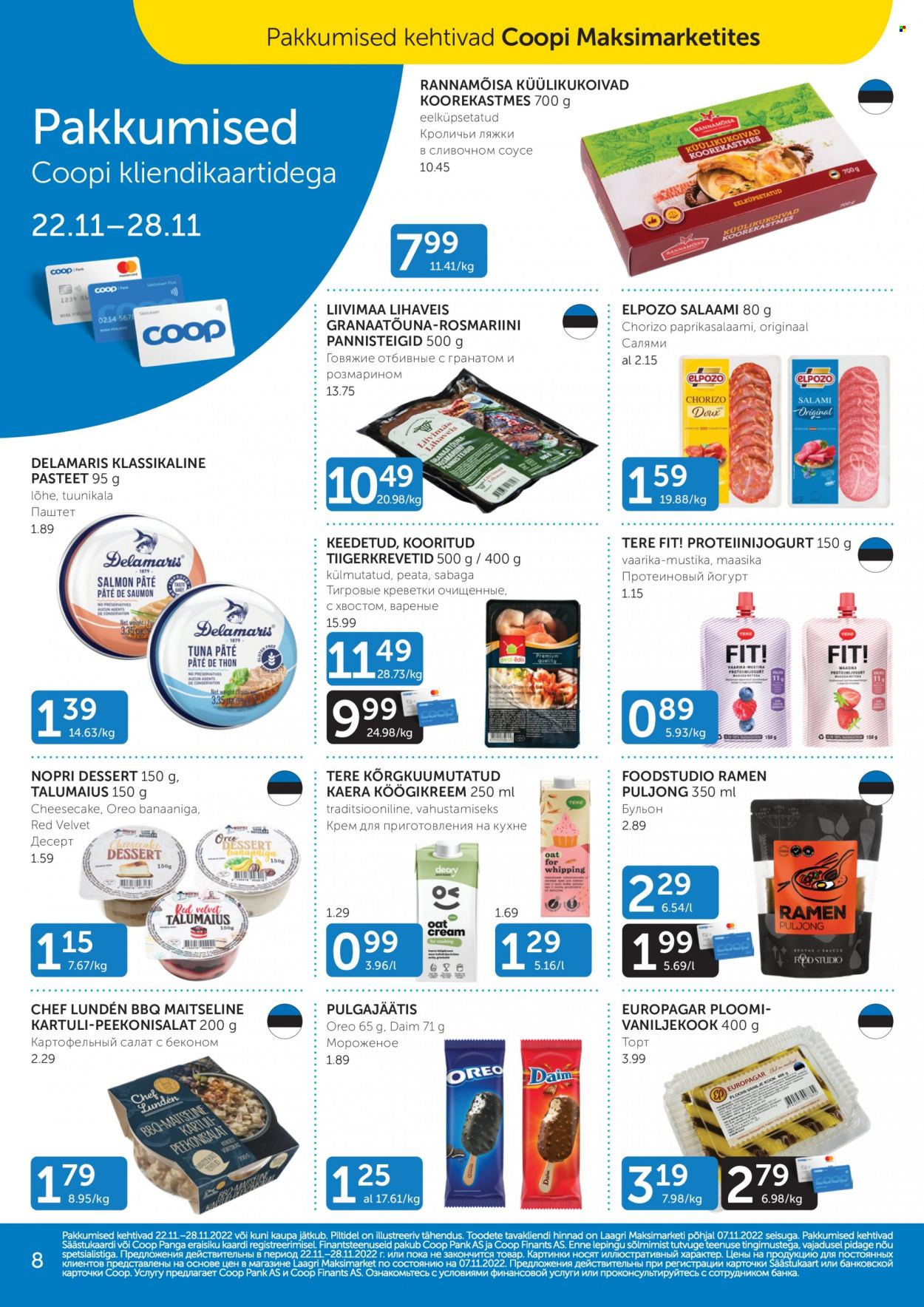 Coop kliendileht - 22.11.2022 - 28.11.2022. Lehekülg 8