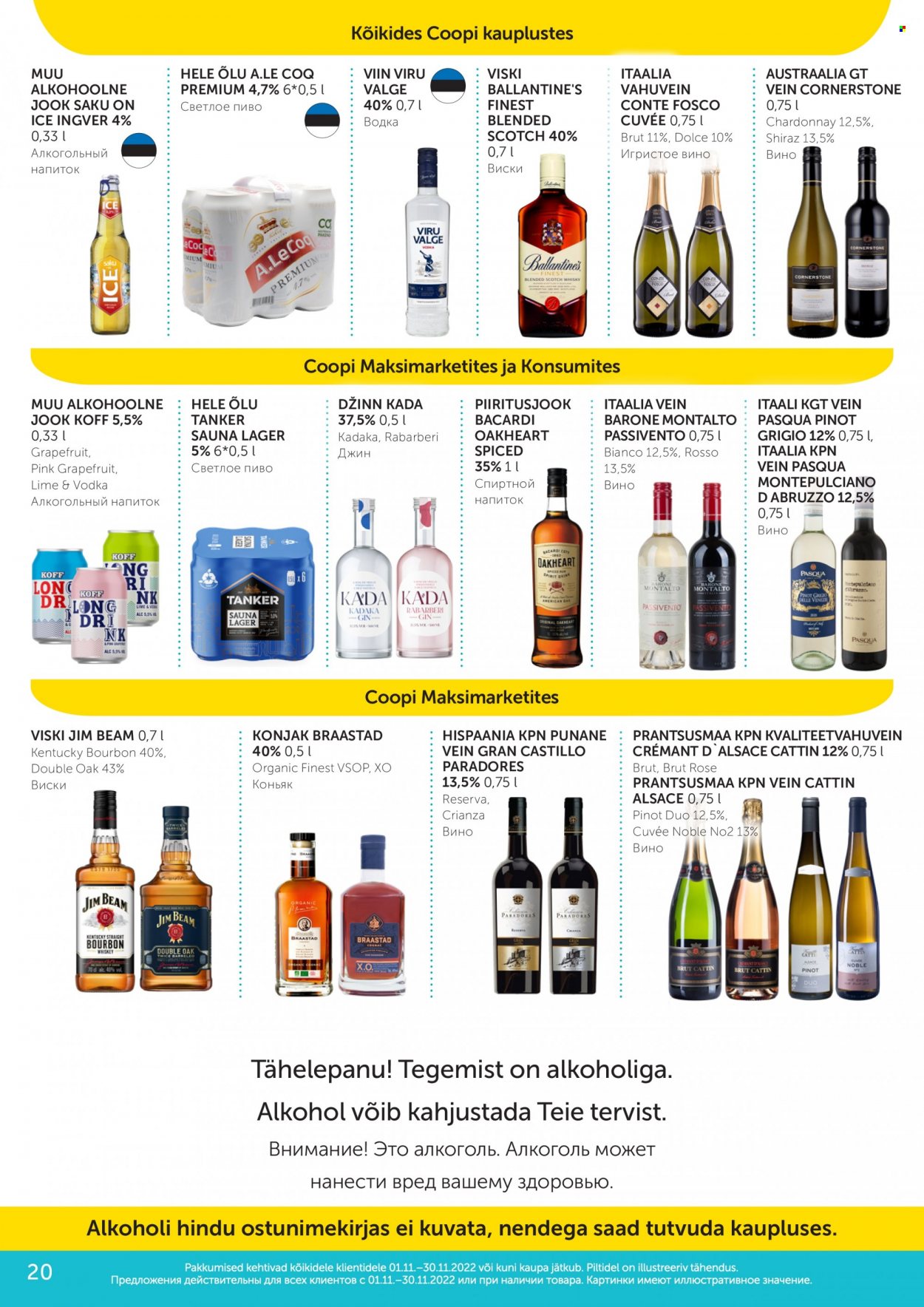 Coop kliendileht - 22.11.2022 - 28.11.2022. Lehekülg 20