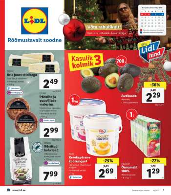 Kaupluse Lidl kliendileht - 28.11.2022 - 04.12.2022.