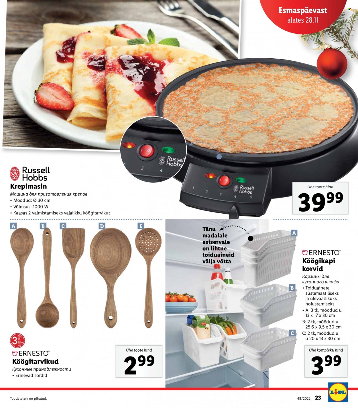 Lidl kliendileht - 28.11.2022 - 04.12.2022. Lehekülg 23