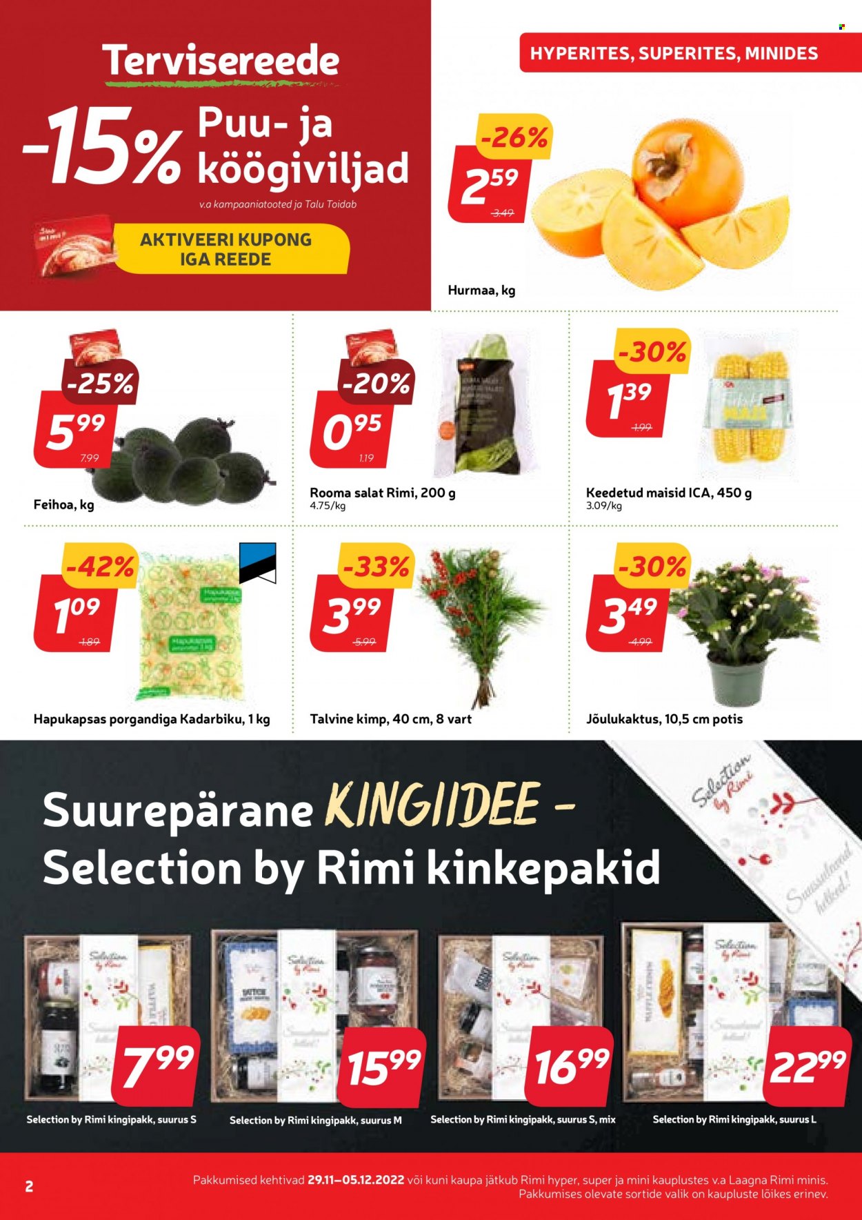 Rimi kliendileht - 29.11.2022 - 05.12.2022. Lehekülg 2
