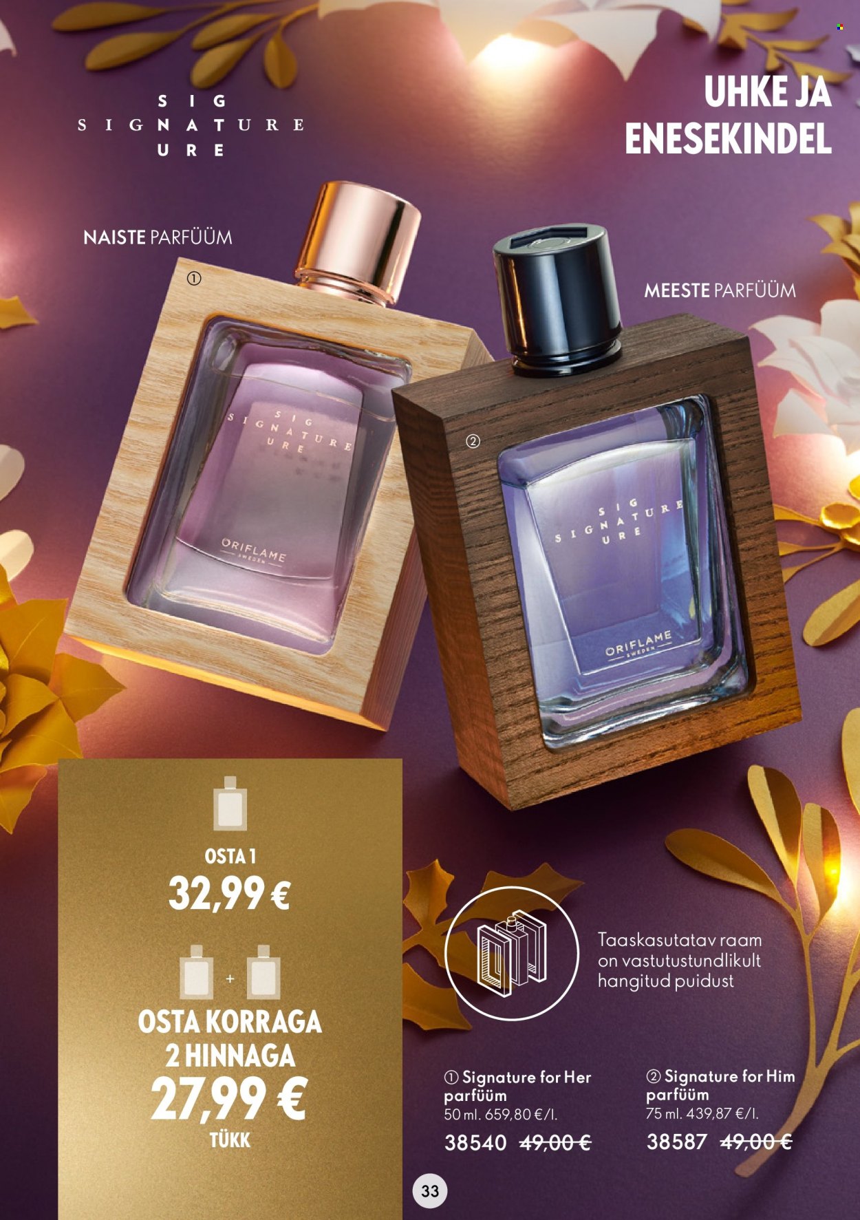 thumbnail - Kaupluse Oriflame kliendileht - 30.11.2022 - 20.12.2022 - soodustooted - parfüüm. Lehekülg 33.