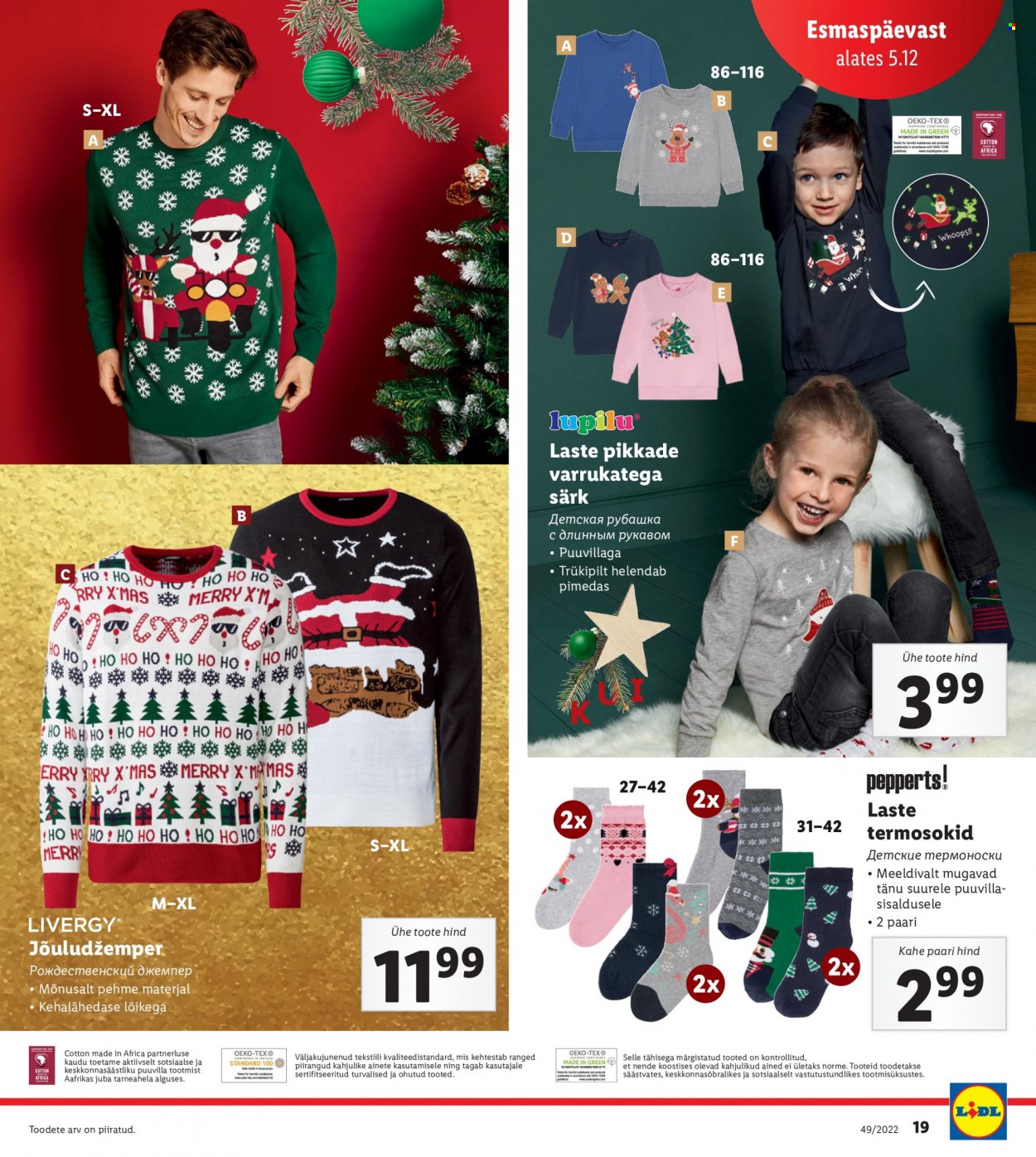 Lidl kliendileht - 05.12.2022 - 12.12.2022. Lehekülg 19
