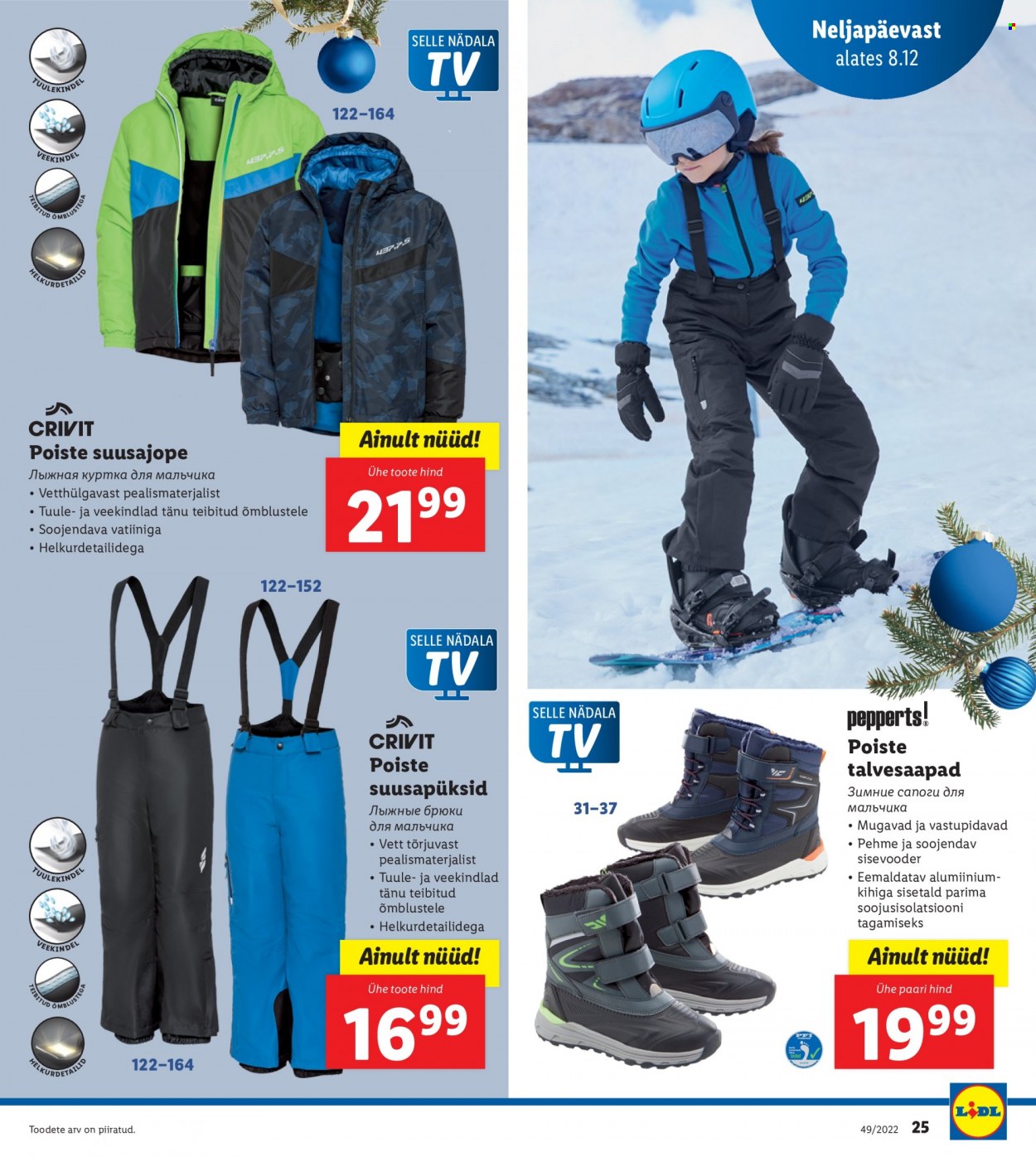 Lidl kliendileht - 05.12.2022 - 12.12.2022. Lehekülg 25
