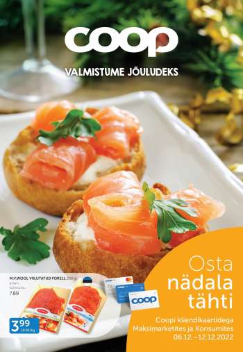 Kaupluse Coop kliendileht - 06.12.2022 - 12.12.2022.