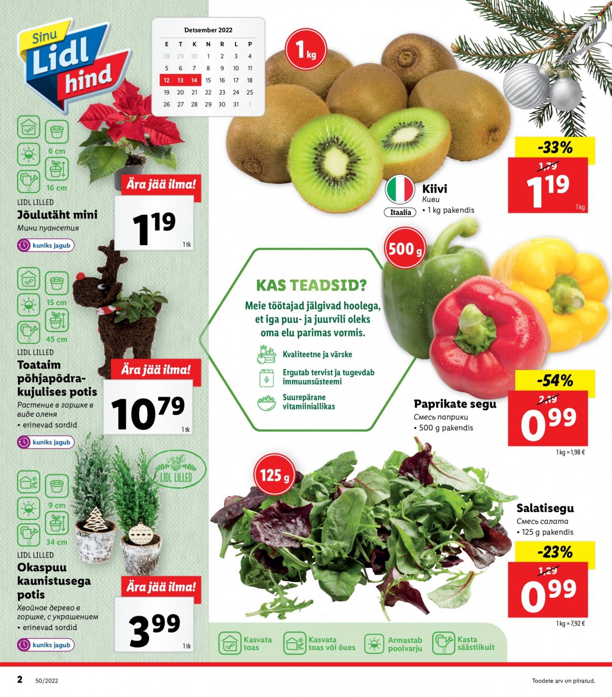 Lidl kliendileht - 12.12.2022 - 18.12.2022. Lehekülg 2