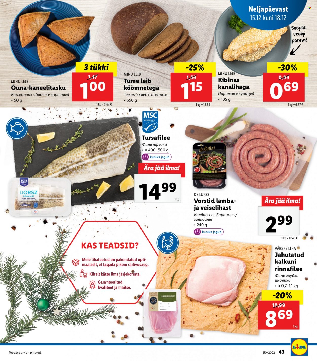 Lidl kliendileht - 12.12.2022 - 18.12.2022. Lehekülg 43