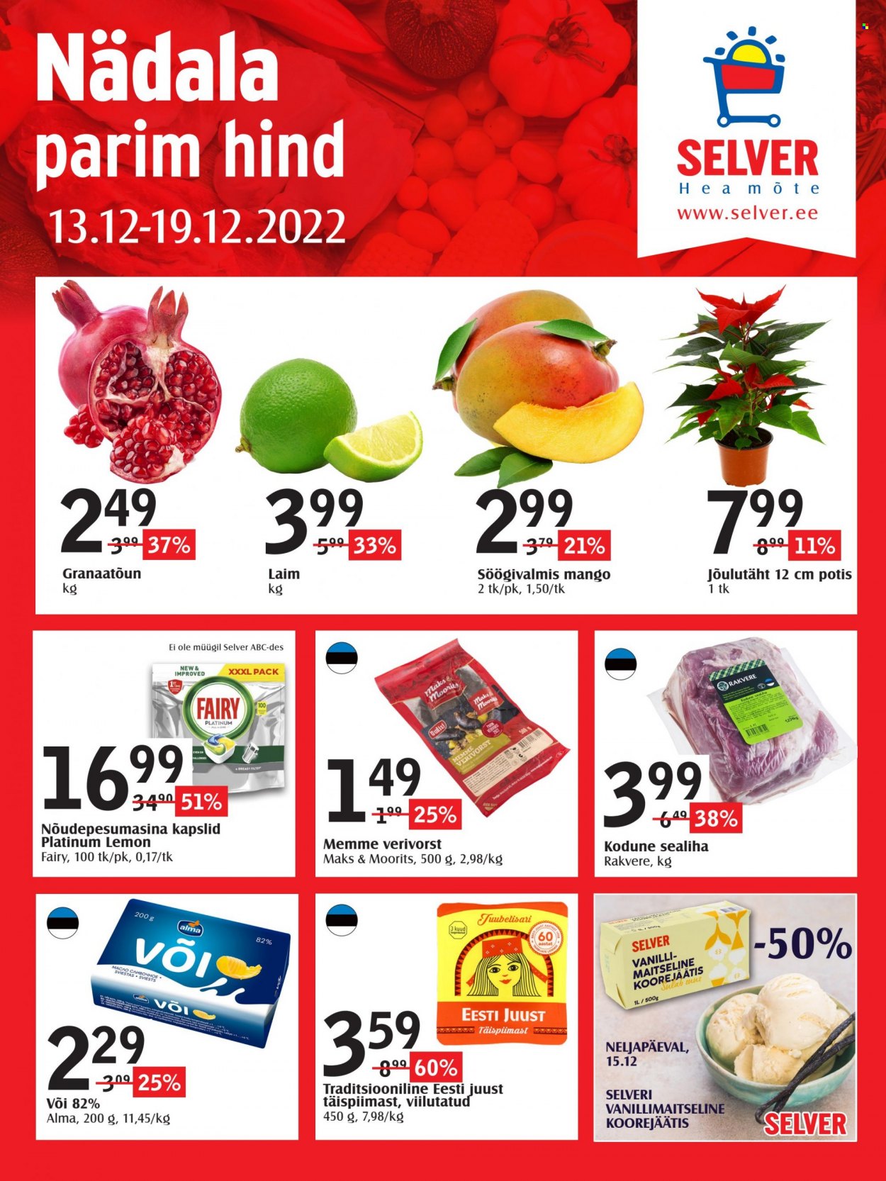Selver kliendileht - 13.12.2022 - 19.12.2022. Lehekülg 1