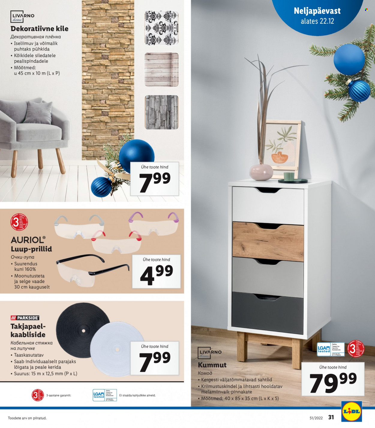 Lidl kliendileht - 17.12.2022 - 25.12.2022. Lehekülg 31
