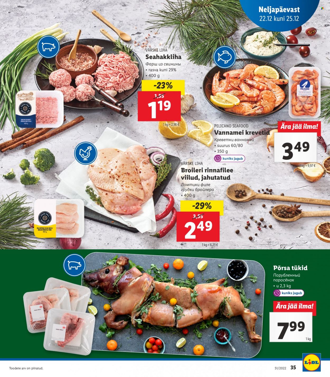 Lidl kliendileht - 17.12.2022 - 25.12.2022. Lehekülg 35