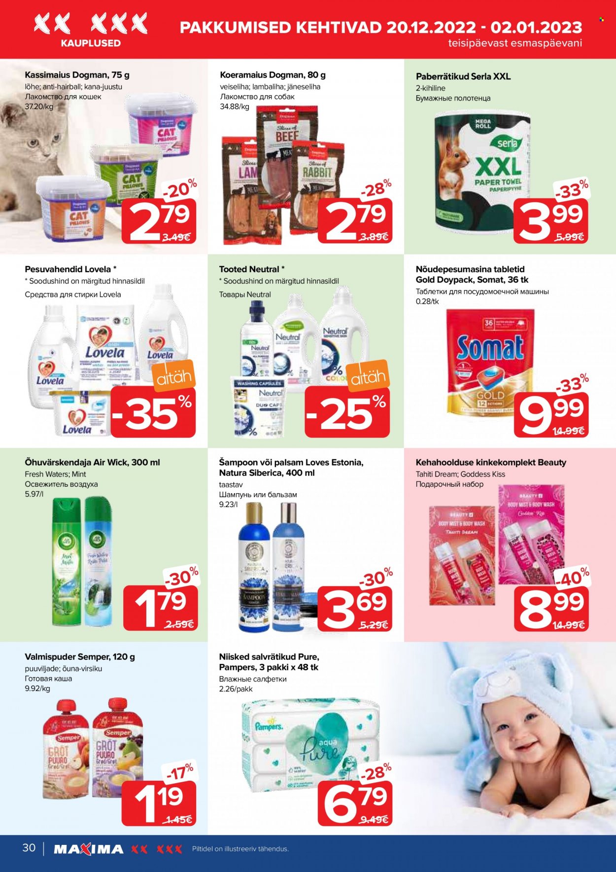 Maxima kliendileht - 20.12.2022 - 26.12.2022. Lehekülg 30