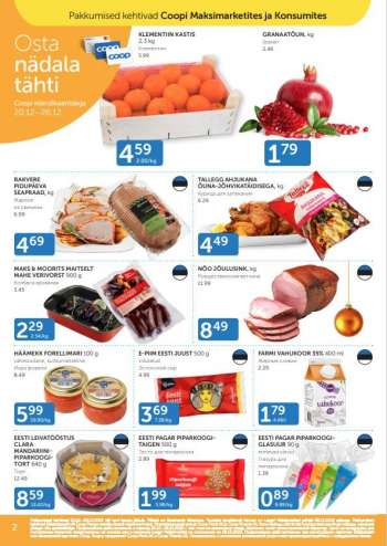 Kaupluse Coop kliendileht - 20.12.2022 - 26.12.2022.
