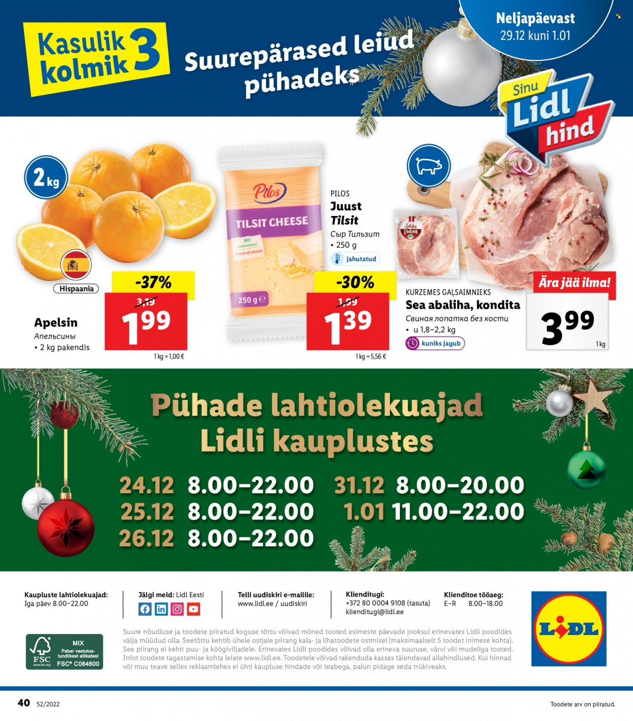 Lidl kliendileht - 26.12.2022 - 01.01.2023. Lehekülg 40