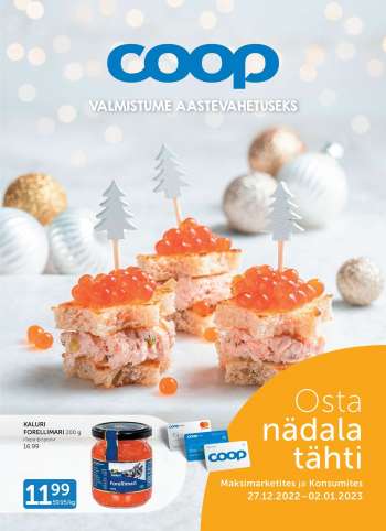 Kaupluse Coop kliendileht - 27.12.2022 - 02.01.2023.