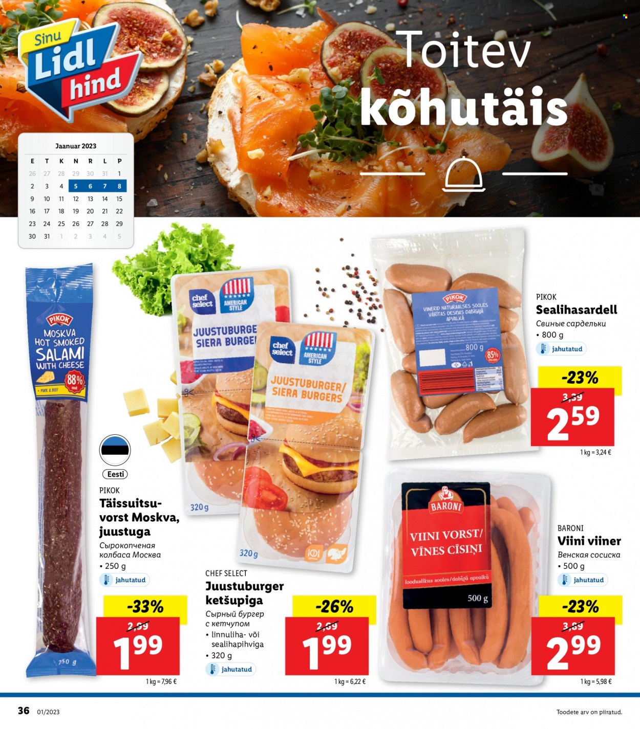 Lidl kliendileht - 31.12.2022 - 08.01.2023. Lehekülg 36