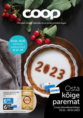 Kaupluse Coop kliendileht - 03.01.2023 - 09.01.2023.