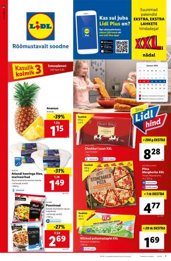 Kaupluse Lidl kliendileht - 09.01.2023 - 15.01.2023.